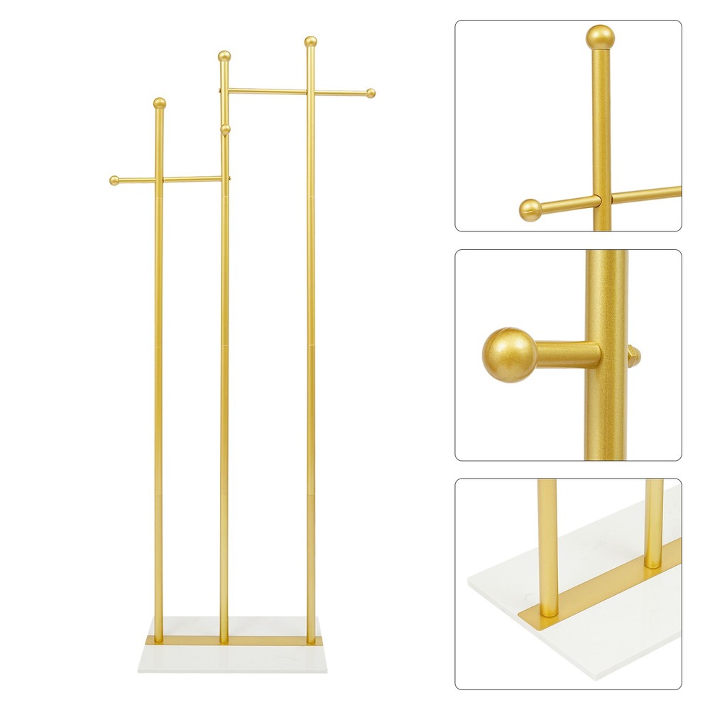 Clothes Rack Standing Clothes Rack With Marble Base Garment Rack For Hanging