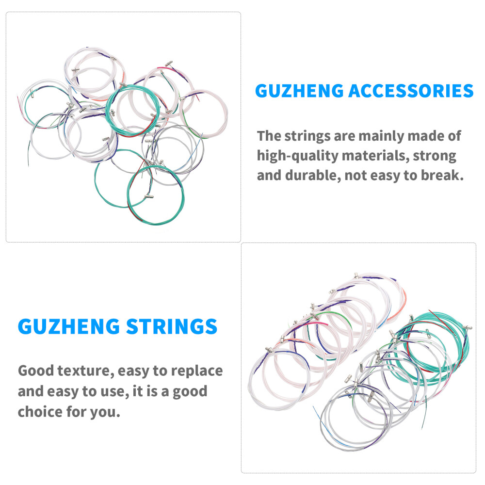21PCS Delicate Strings Full General Guzheng Strings 1- 21 Strings for Show