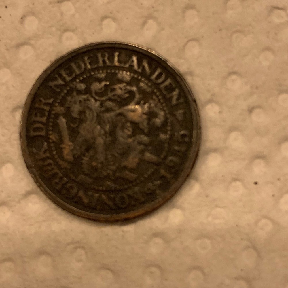 1915 Netherlands bronze  I cent coin