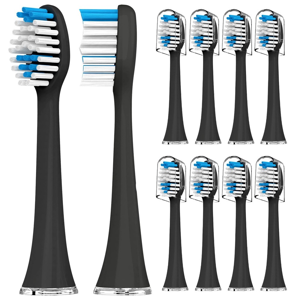 Acteh Sonic Edge Jetwave Toothbrush Replacement Heads - 10 Pack | Premium Origin