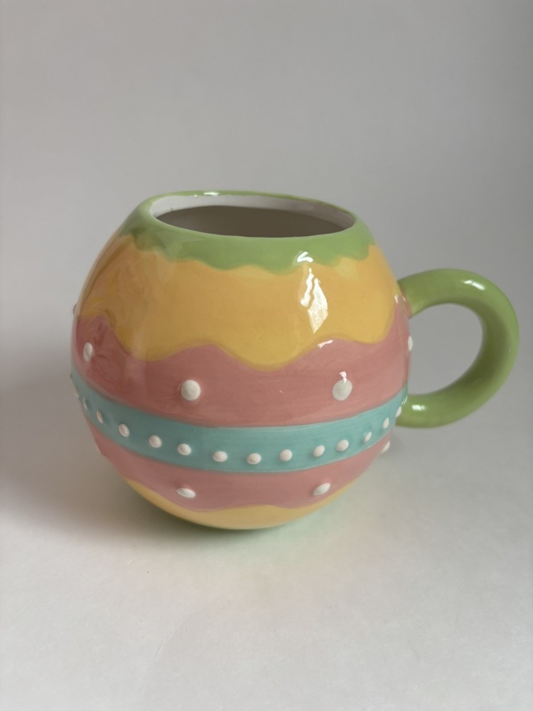 🐣Transpac Easter Green Spring Egg Pastel Mug