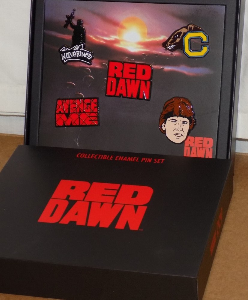 Red Dawn Collectible Enamel Pin Set