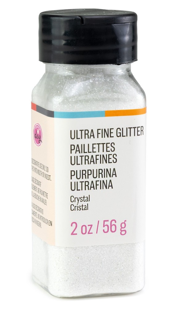 CousinDIY Extra Fine Glitter 2oz-Crystal