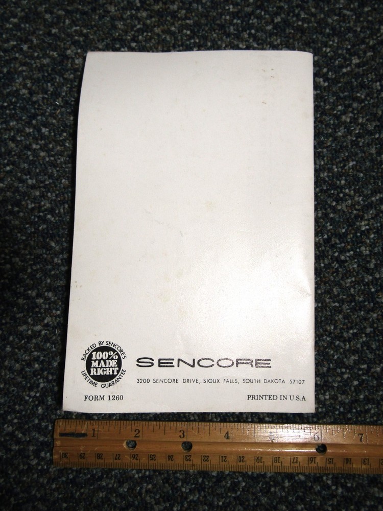 Sencore CB41 Automatic CB Performance Tester Operation & Maintenance Manual