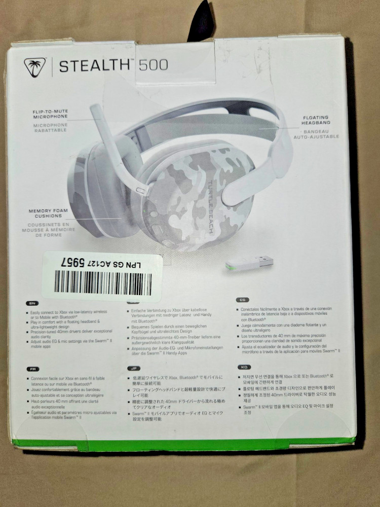 Turtle Beach Stealth 500 Wireless Gaming Headset New Open Box