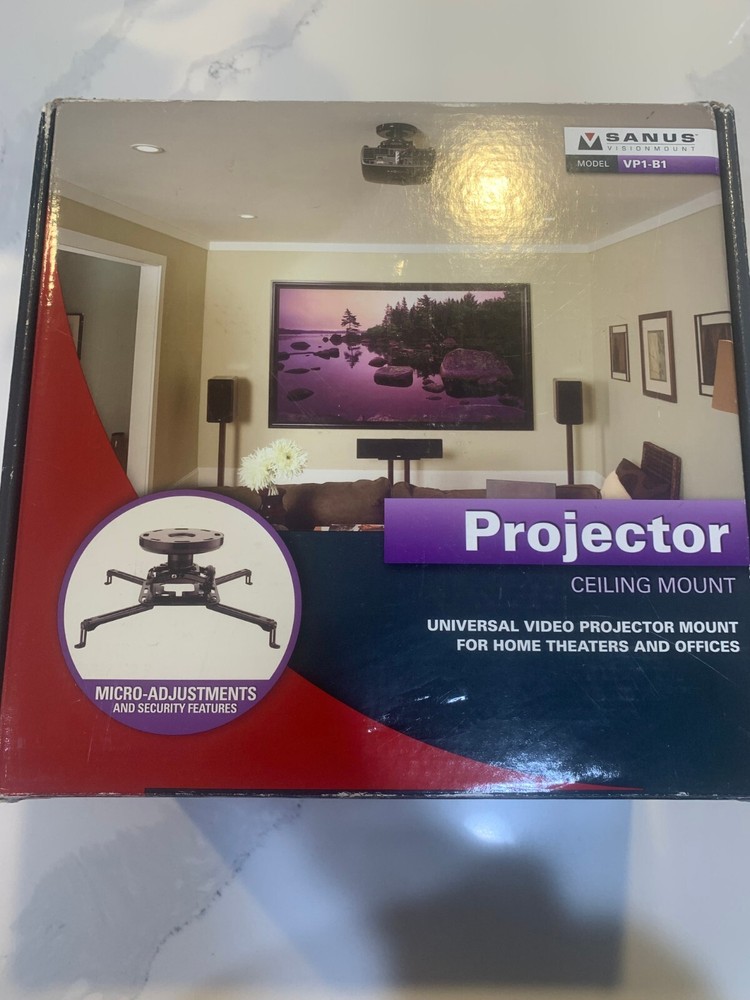 Sanus VP1-B1 Projector Ceiling Mount