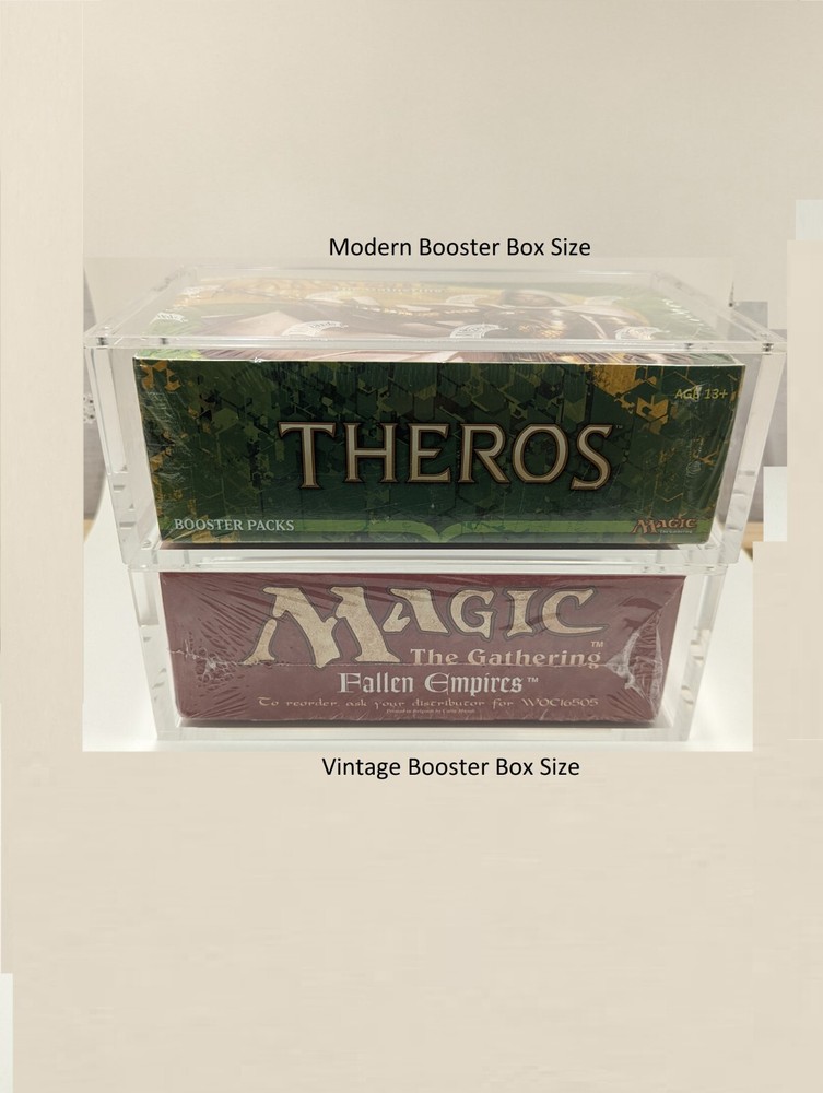 MODERN Magic Booster Box Magnetic Acrylic Case Storage Display MTG Case