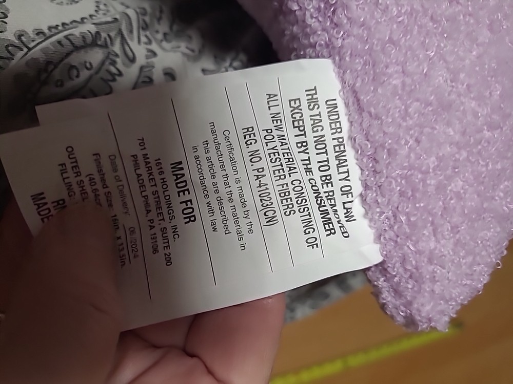TWO PURPLE TREE PILLOWS ( BIN PP)
