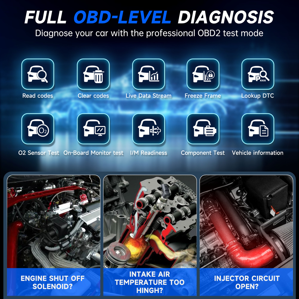 LAUNCH X431 CRP909 Pro All System Car OBD2 Diagnostic Scanner Key Programming