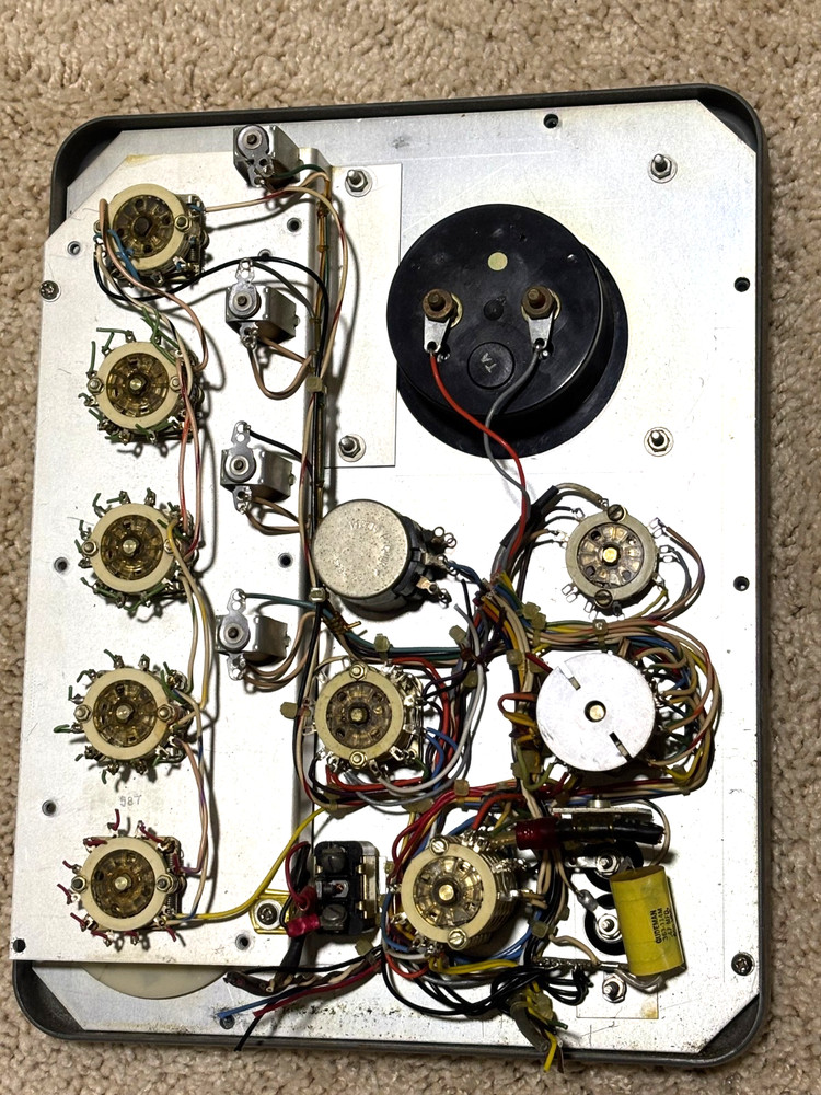 Vintage John Fluke 803B Differential Voltmeter front panel Assy for Display