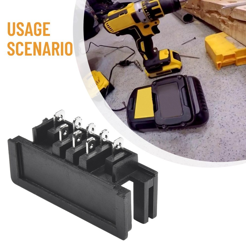 Bracket Connector Connector Terminal Adapter Black Battery Charger Tool