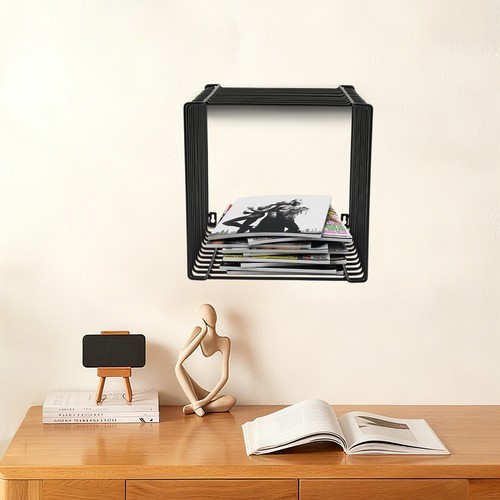 Square Geometry Side Table Linear Metal End Table Vintage sofa coffee table Iron