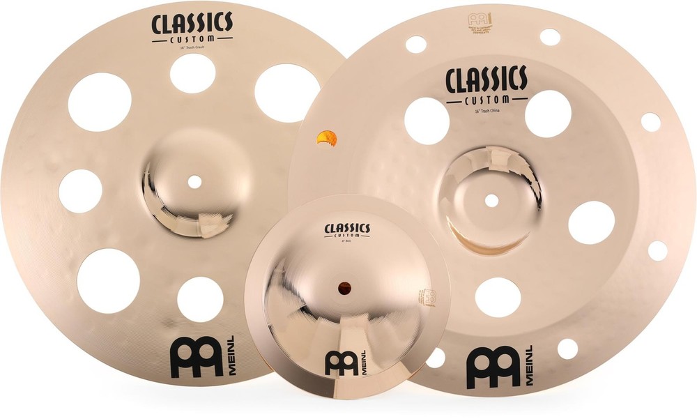 Meinl Cymbals Classics Custom Effects Pack with Free 8" Bell