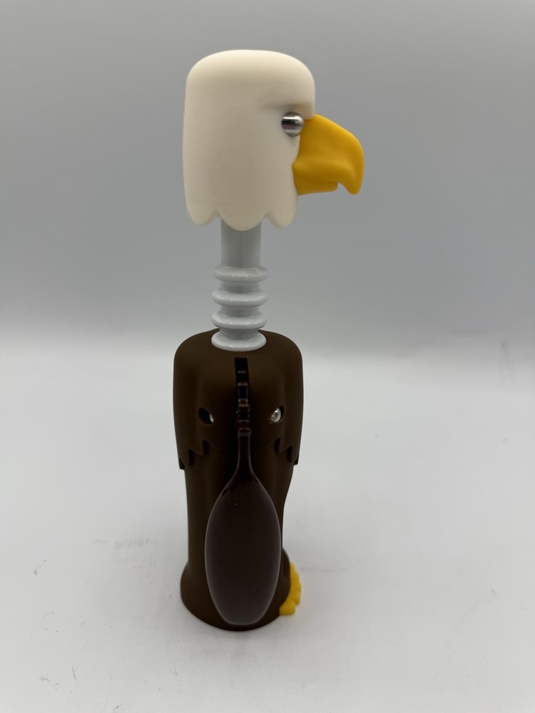 TrueZoo Bald Eagle Winged Corkscrew, Wine Opener Manual, Heavy Duty Stainless