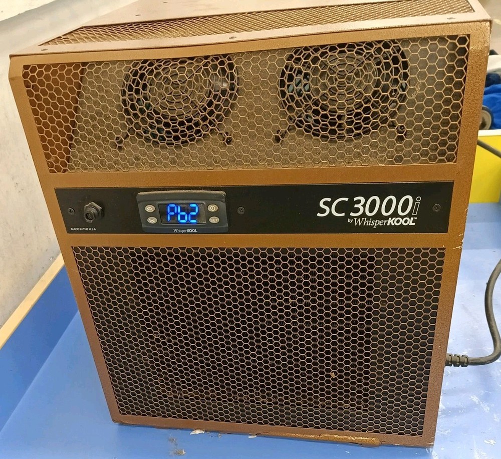 Whisperkool SC 3000i Wine Cellar Cooler System Refrigeration Unit Powers On-read