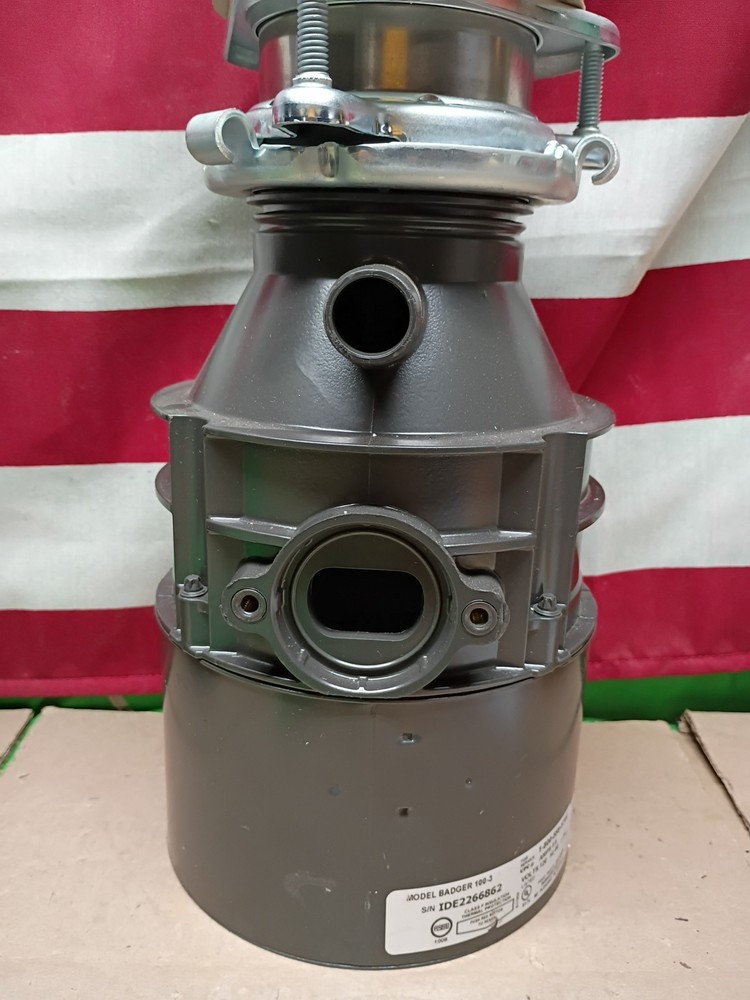 InSinkErator Badger 100, 1/3 HP Continuous Feed Kitchen Garbage Disposal, OB