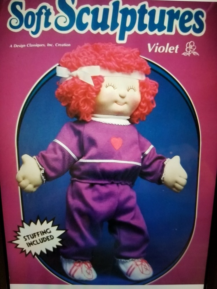 Soft Sculpture "Violet" 18" Soft Sculptured Doll Kit
