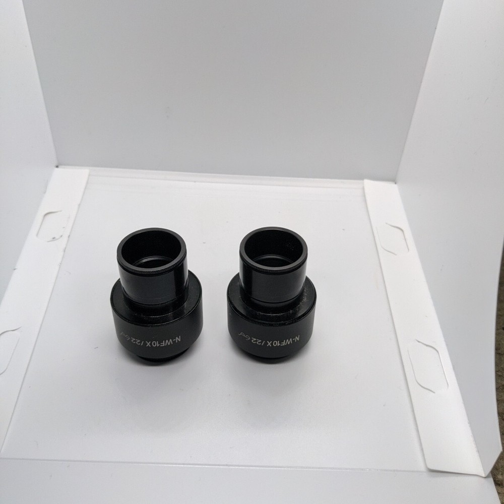 2X Motic BA400 Fluorescence Microscope Binocular Eyepieces [N-WF10X / 22]