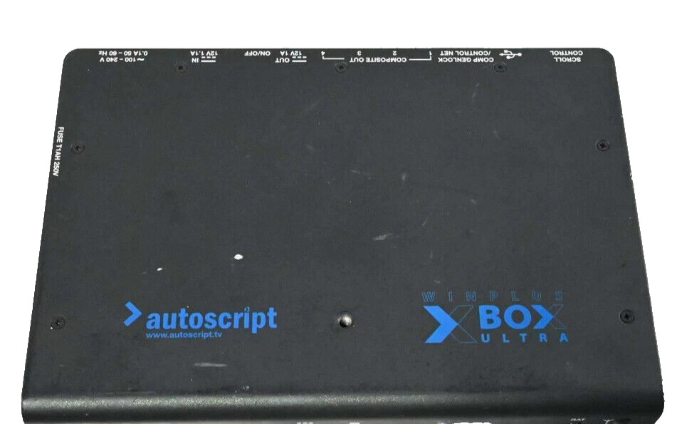 Autoscript Winplus XBOX Ultra USB Prompter Video Generator w/ Power Cord