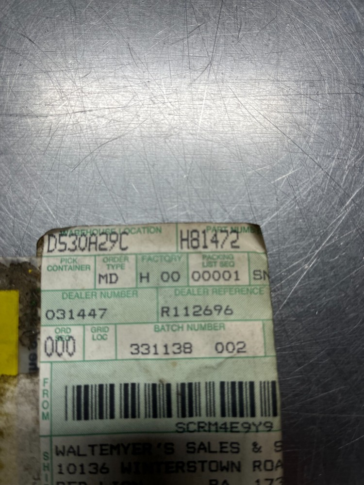 H81472 Genuine OEM John Deere SNAP RING