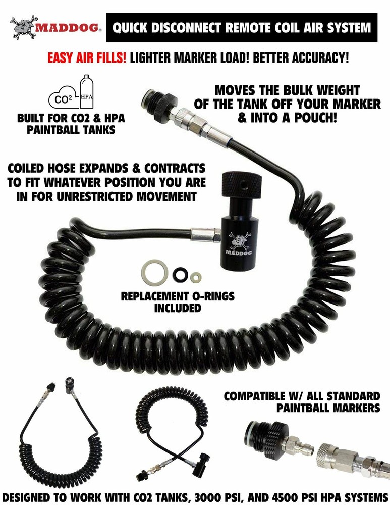 Maddog Tippmann Cronus Basic Private CO2 Paintball Gun Starter Package Black Tan