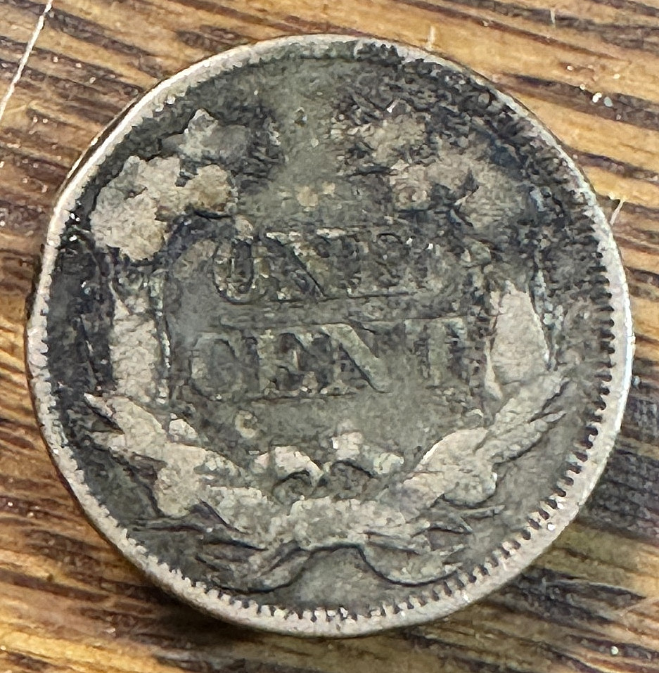 1857 Flying Eagle Cent Nice Original Fine Details CHRC