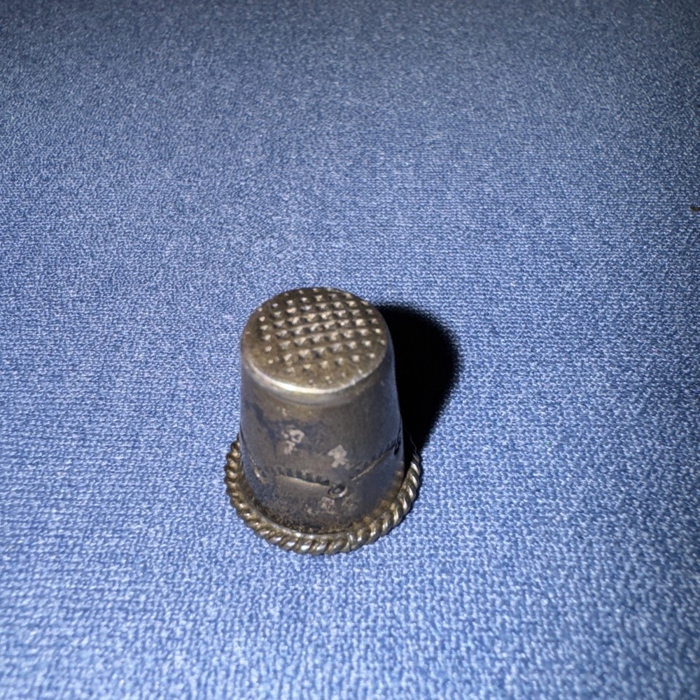 Vintage Mexican Sterling Silver Thimble