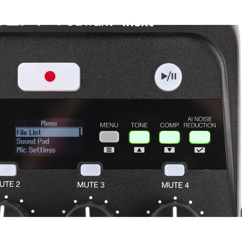 Zoom PodTrak P4next Podcast Recorder, Battery Powered, 4 Microphone Inputs, 4