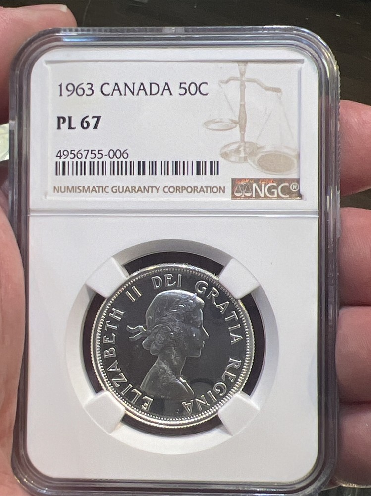 1963 Canada 50c NGC PL67