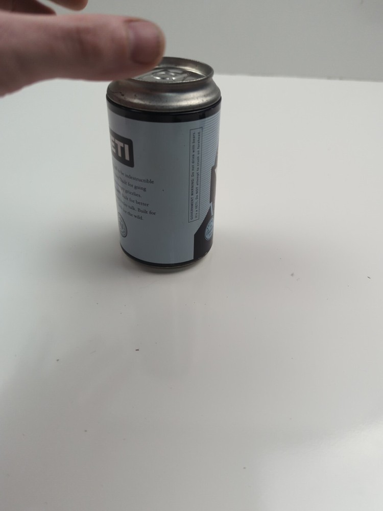 Yeti Pop Top Limited Edition Empty Stash Can 12oz Can Container
