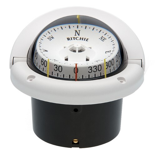 Ritchie Hf-743W Helmsman Compass - Flush Mount White