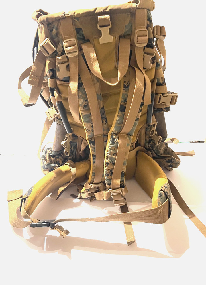 Authentic Military Backpack Large Tactical w/ Frame Used-Navy Field Pack