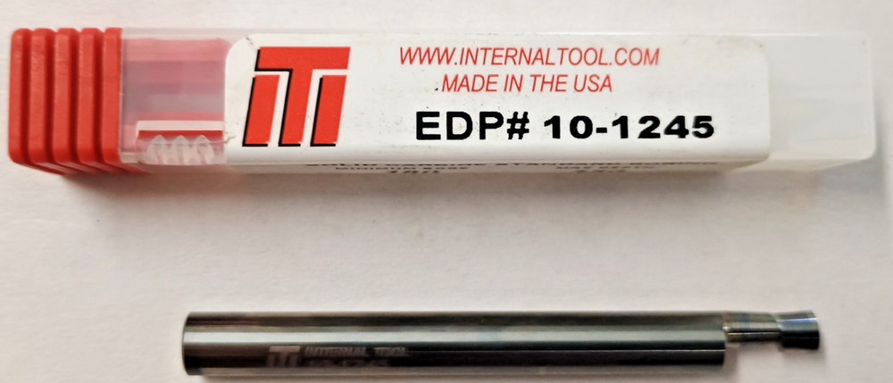 Solid Carbide Boring Bar Mini Bore .180 Max Depth .350 10-1245 R.H.