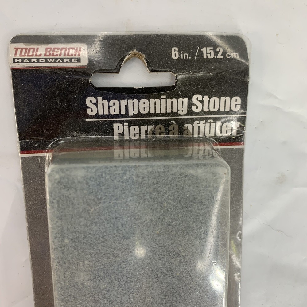 TOOL BENCH Hardware 6” Knife SHARPENING STONE 15.2 cm NEW