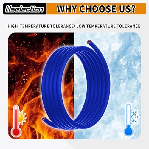 3/8"X10FT(ID:10MM) Silicone Heater Hose Blue and Red 3/8" ID-10Ft(ID 10mm)