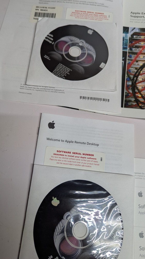 Apple Remote Desktop 2 & Desktop 3 10 Client Retail Box Software