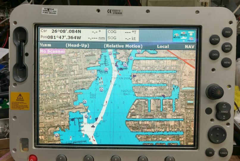 Raymarine E120 & E80 classic diagnostic services & repair estimate