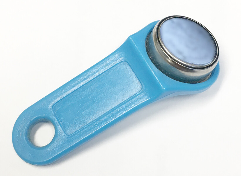 Light Blue Keytabs iButtons for iButton Job Site Time Clock