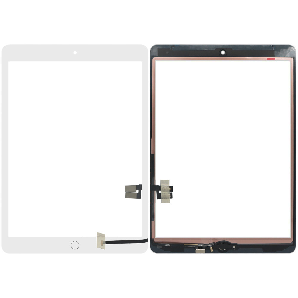 For iPad 9th Gen 2021 A2602 A2603 White Home Button + Touch Screen Glass Replace