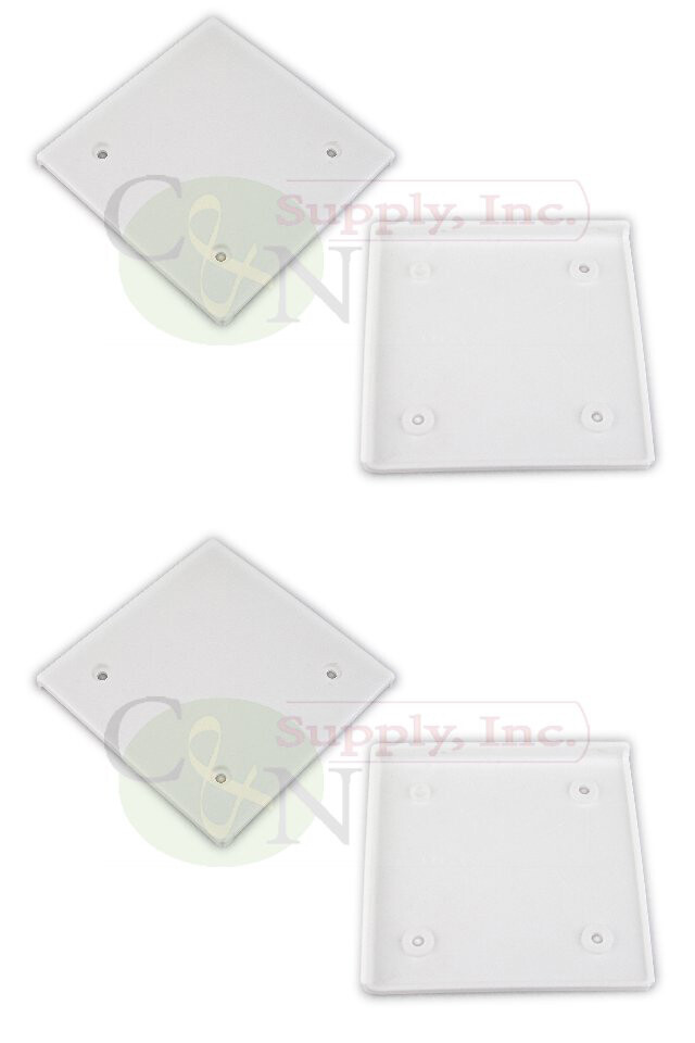 RV Slide-Out Corner Cover 4-1/2" Square Protector for Camper Trailer - Set of 4