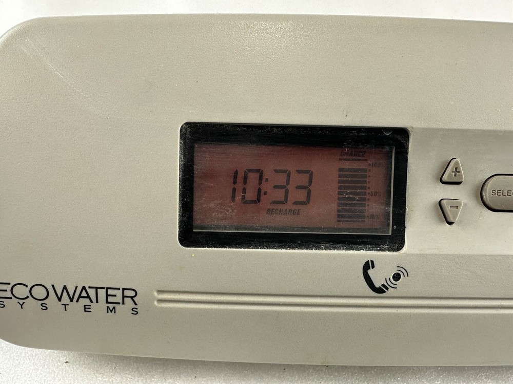 ecowater water System softener Face plate Controller