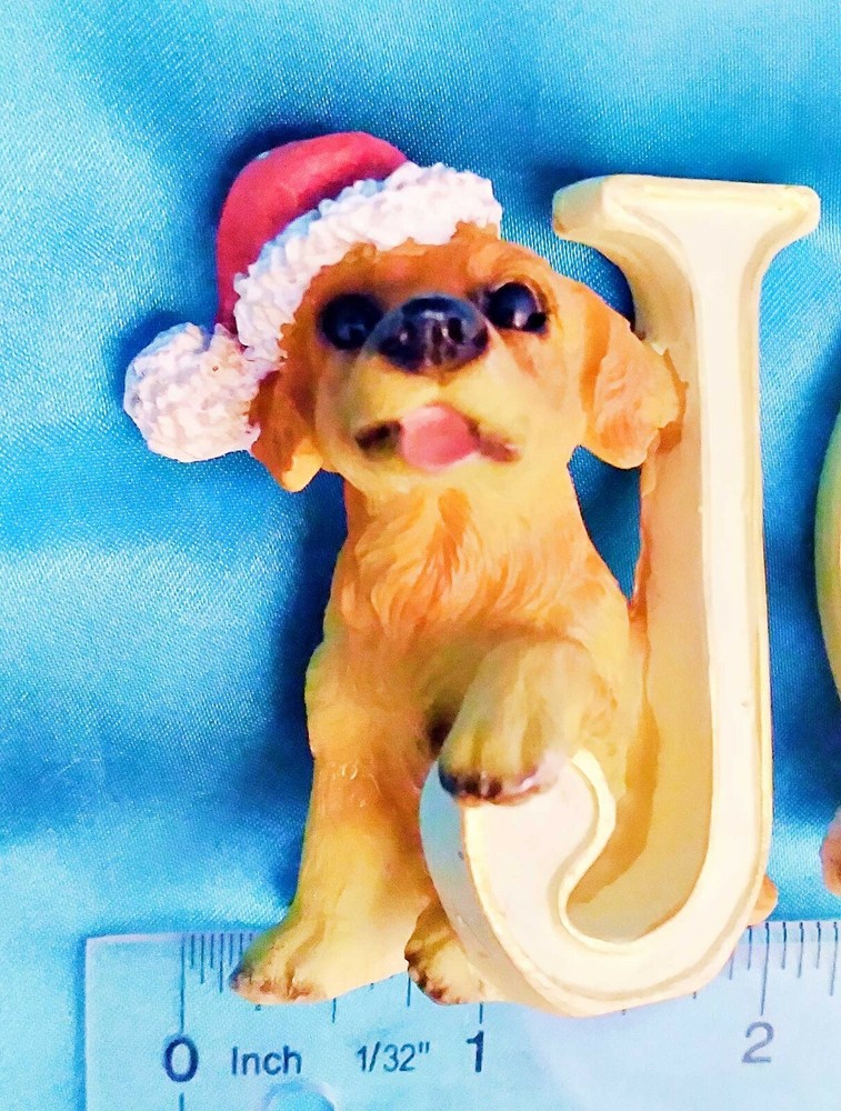 JOY - Small PUPPY DOG FIGURINES Table Decor