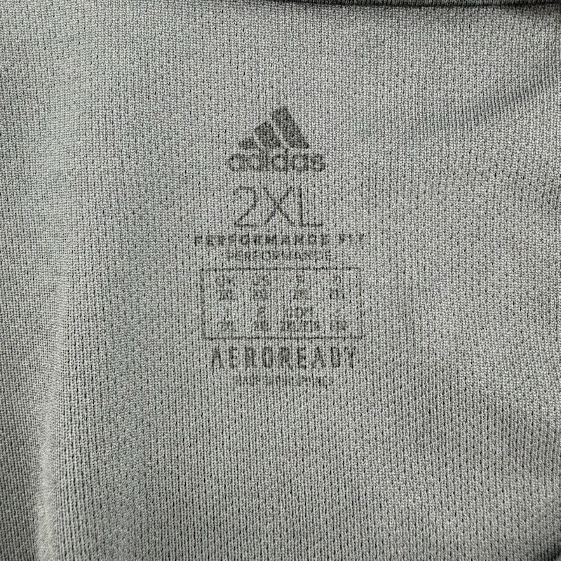Adidas 2X Pullover Mens Gray Golf~Quarter Zip~ Performance Fit~Active Athletic