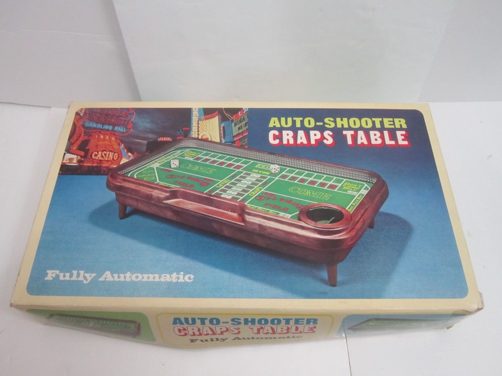 VTG Waco Auto-Shooter Craps Table Automatic Dice Roller Complete WORKING - VIDEO