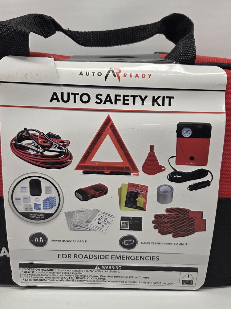 Auto Ready Roadside Emergency Kit Car Safety Essentials