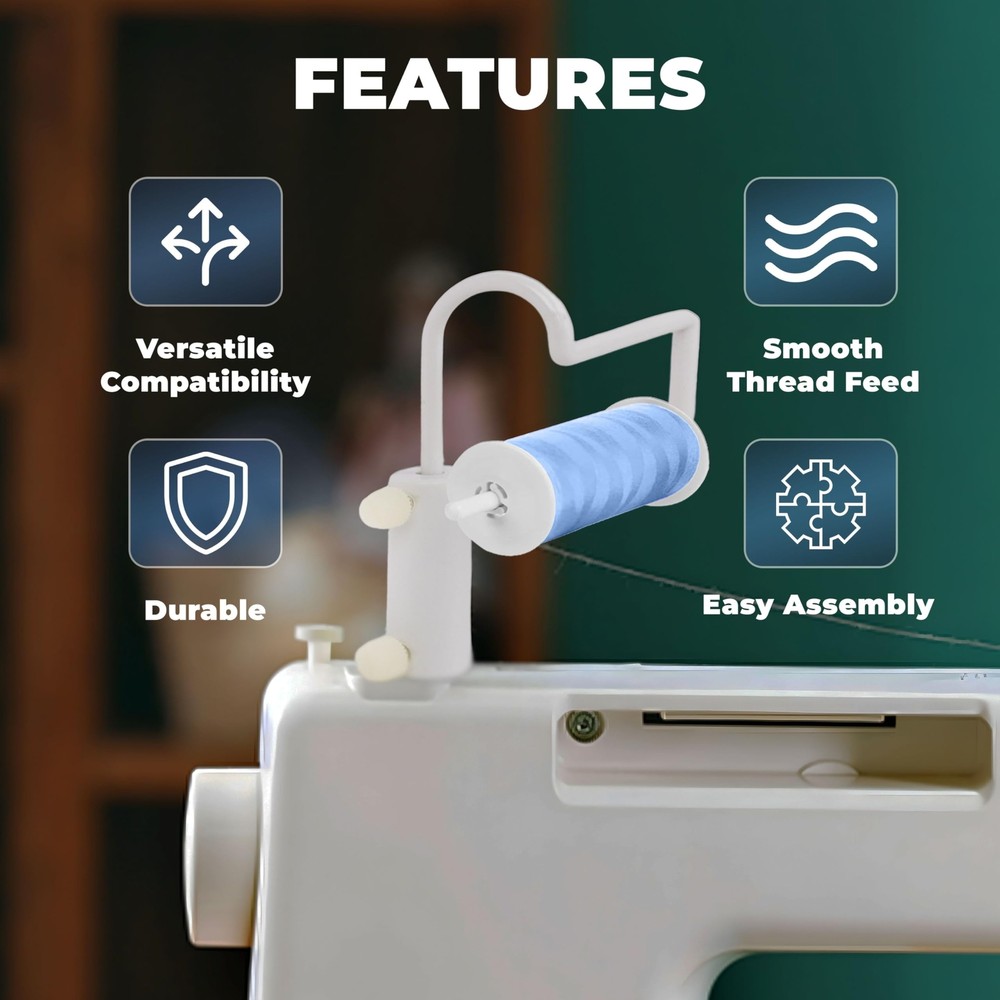 Thread Easy Spool Pin Adapter Universal Spool Holder Thread Stand for Sewing ...