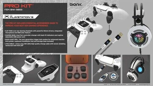 WB Bionik BNK-9083 PS5 Pro Kit - Essential Accessories