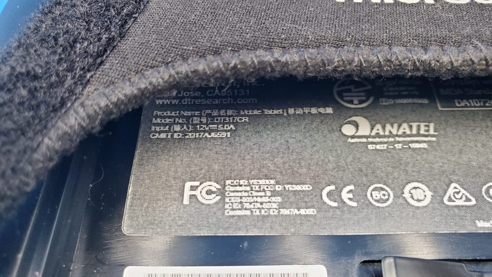 Micros ORACLE DT Research DT317CR Tablet AS IS