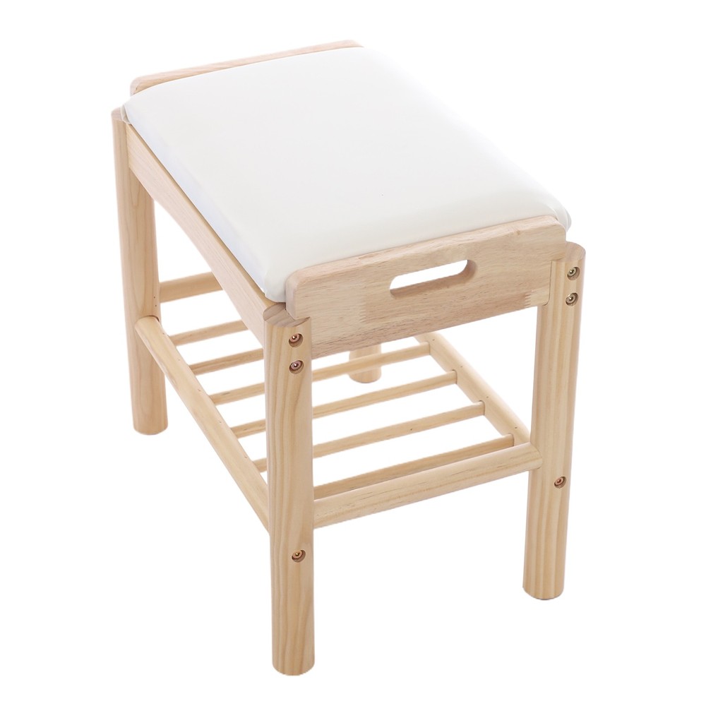Rectangular Shoe Storage Bench,45*30*40cm Shoe Storage Bench for Entryway
