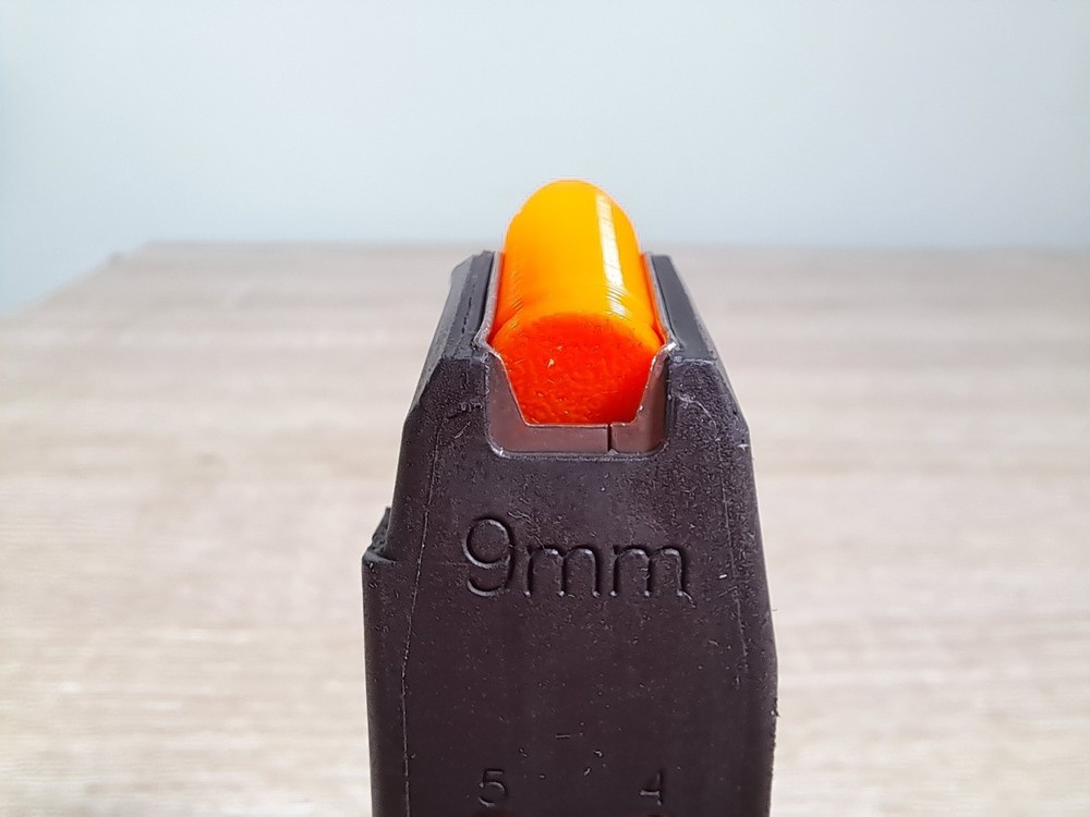 9mm Dummy Rounds, Snap Caps | Training | Dry Fire | 100% Solid Infill | 25 Pack